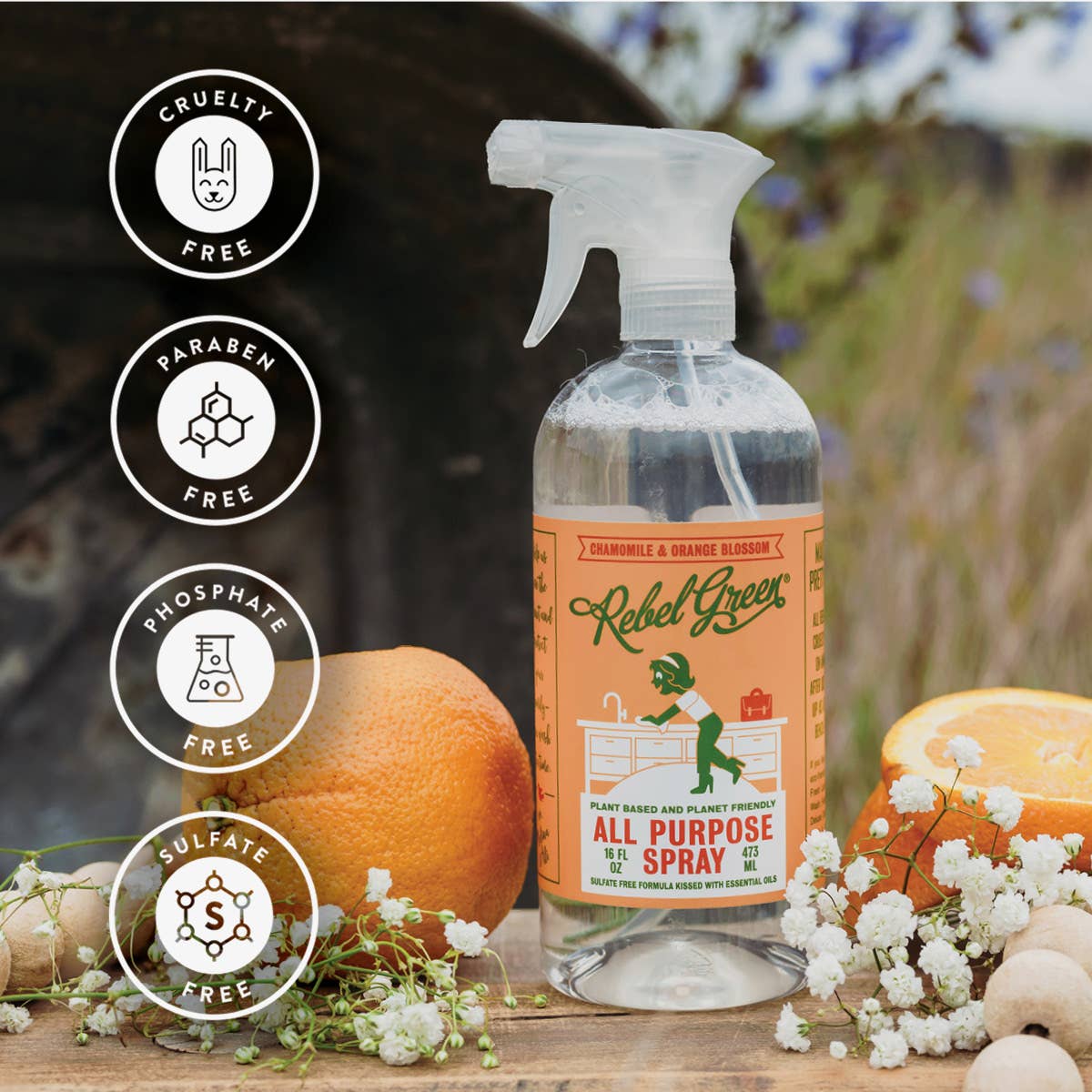 All Purpose Orange Chamomile Spray 16oz (unit)