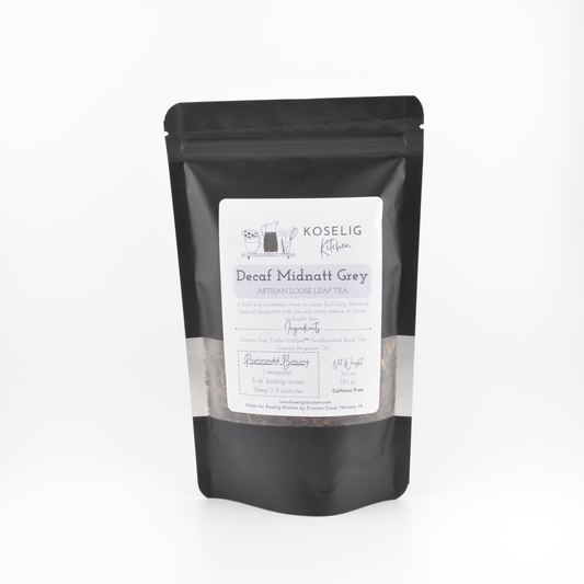 Decaf Midnatt Grey Loose Leaf Tea
