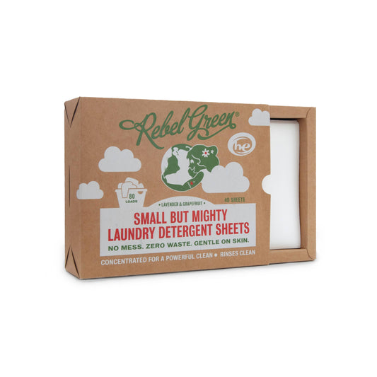 Rebel Green Laundry Detergent Sheets- Lavender & Grapefruit